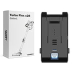 Originele Sanovy Turbo Flex X28 batterij – 25.9V 2000mAh accu met verpakking, ideaal als vervangende of extra batterij voor langere gebruiksduur