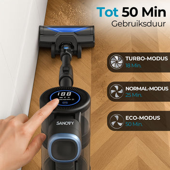 Steelstofzuiger met Automatisch Leegstation - Sanovy AutoDock X28