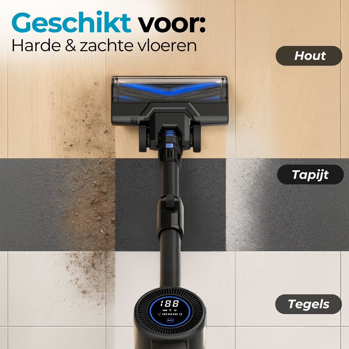 Steelstofzuiger met Automatisch Leegstation - Sanovy AutoDock X28